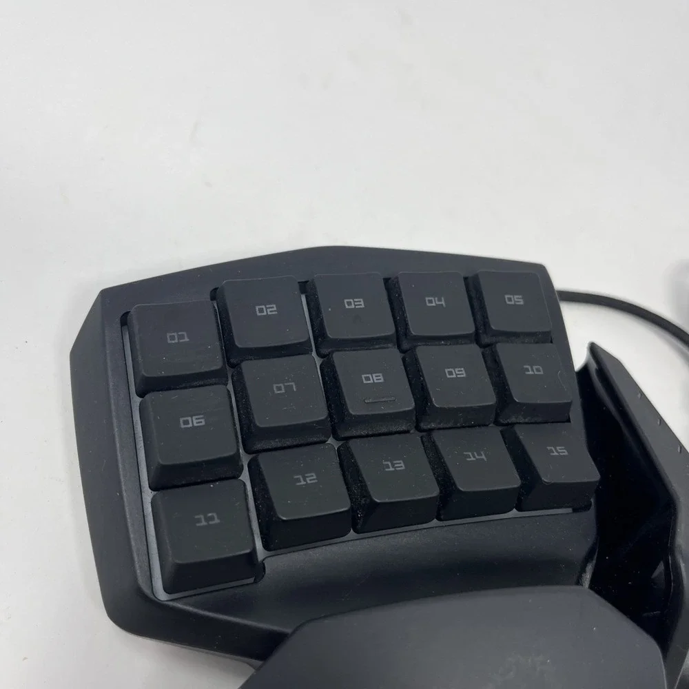 Razer Tartarus V1 Wired Gaming Keypad Model RZ07-0103 Programmable Keys Tested